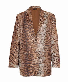 Dames blazer bruin
