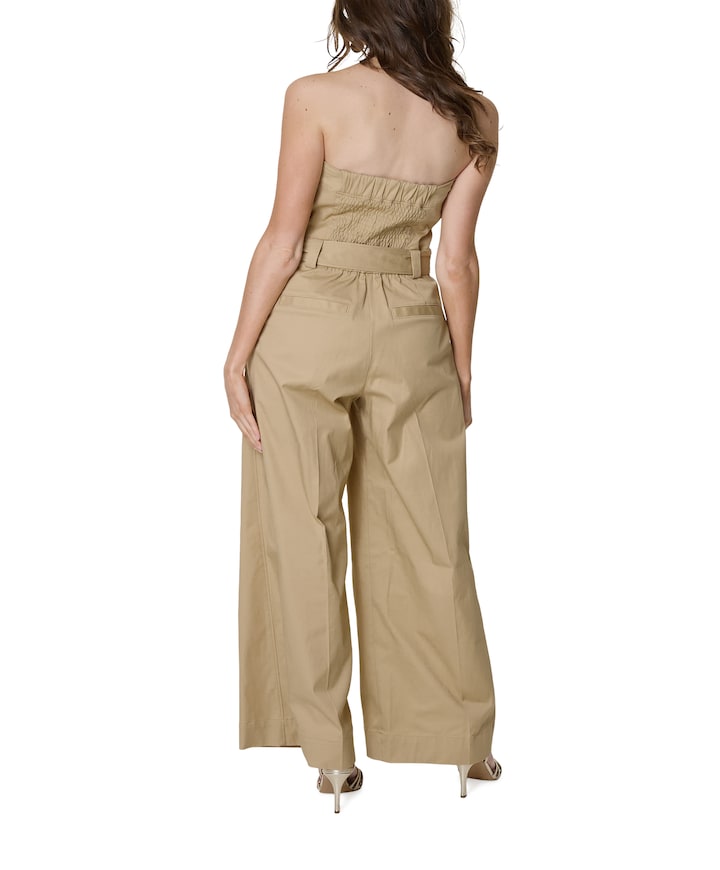 MYRA dames jumpsuit beige