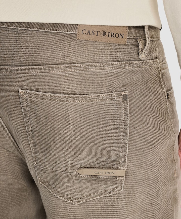 STEEPER RELAXED WINTER BROWN TINT heren jeans bruin