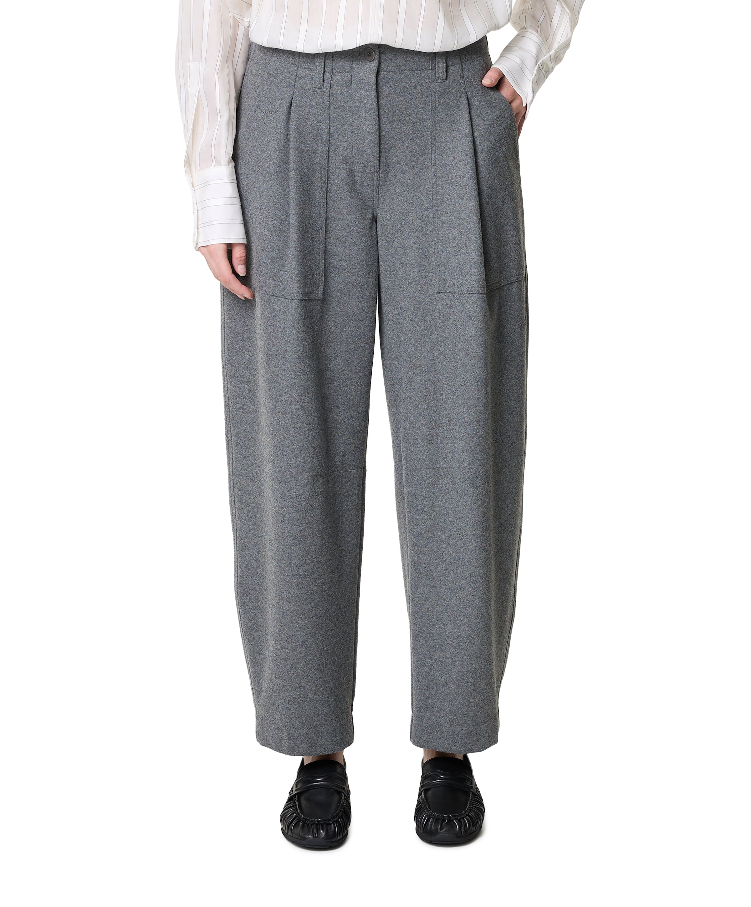 October dames broek grijs