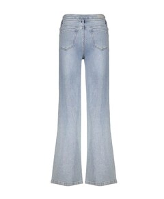 Wide stones dames jeans blauw