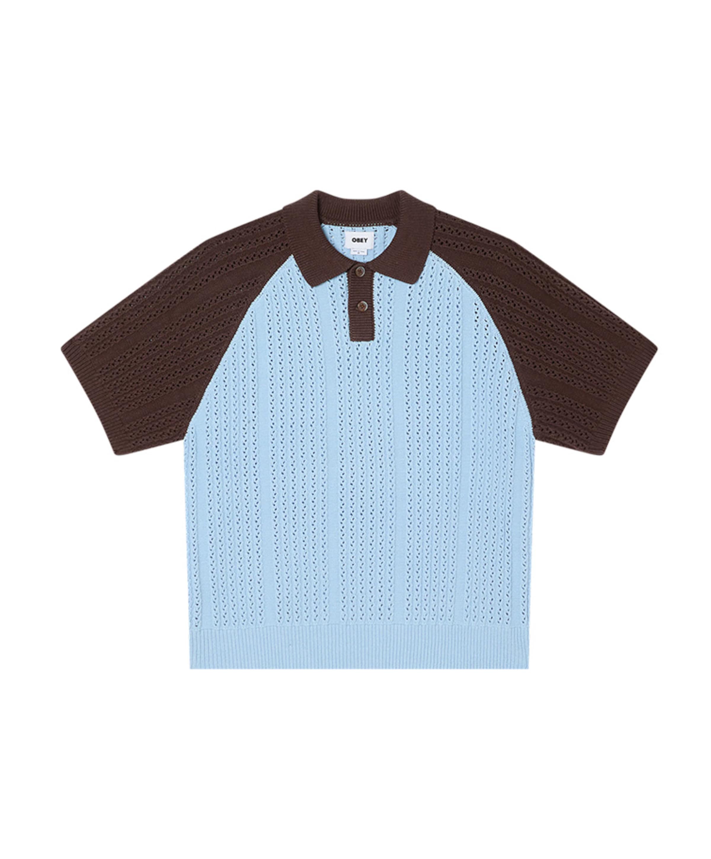 Heren polo blauw