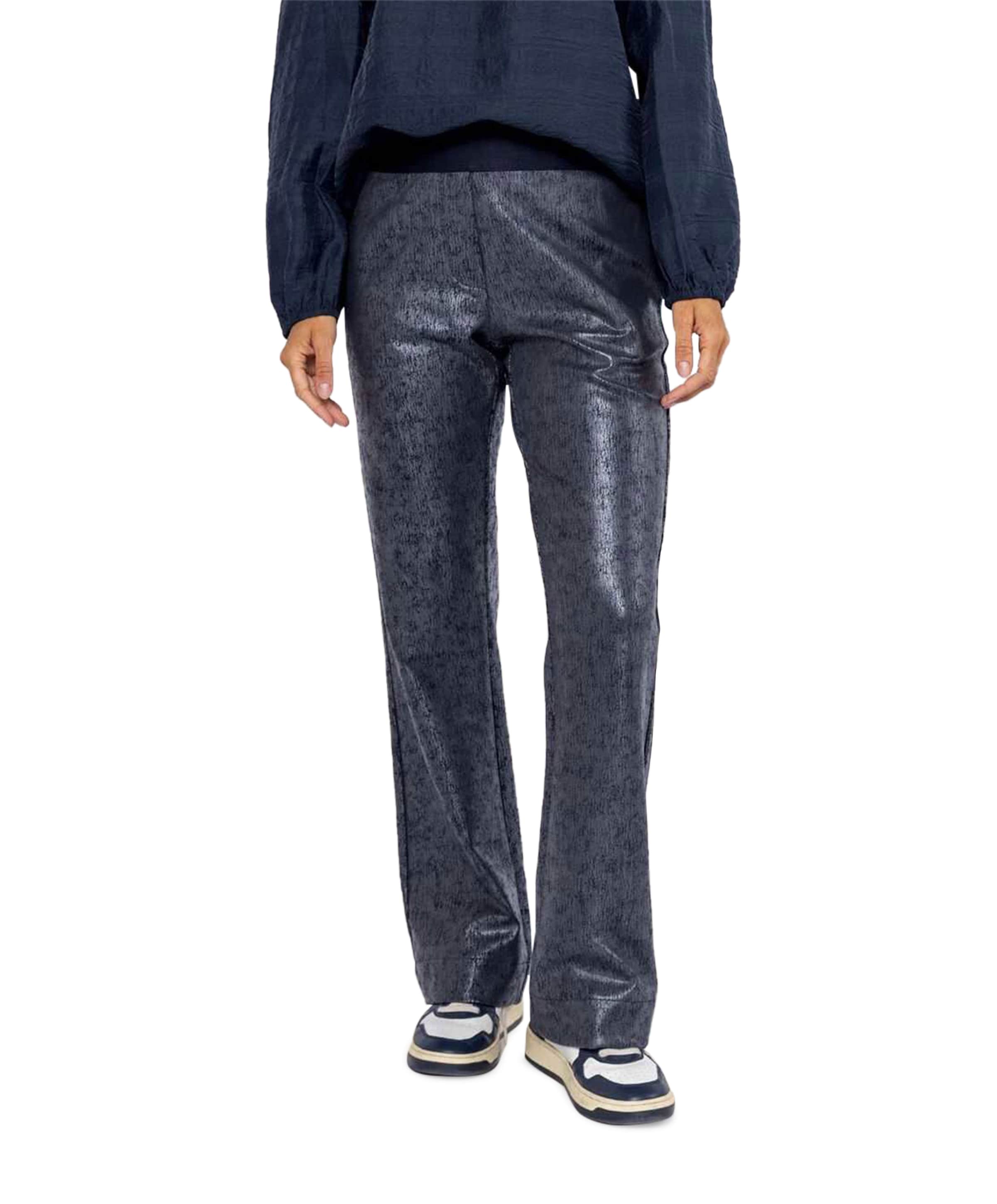 Shiny broek blauw