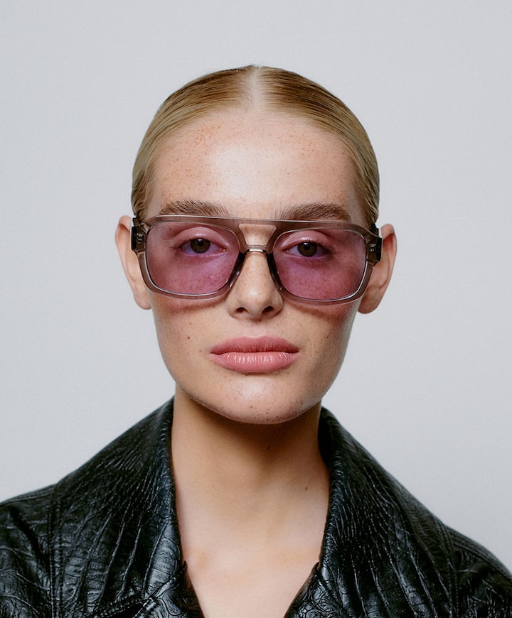 Uniseks zonnebril grijs