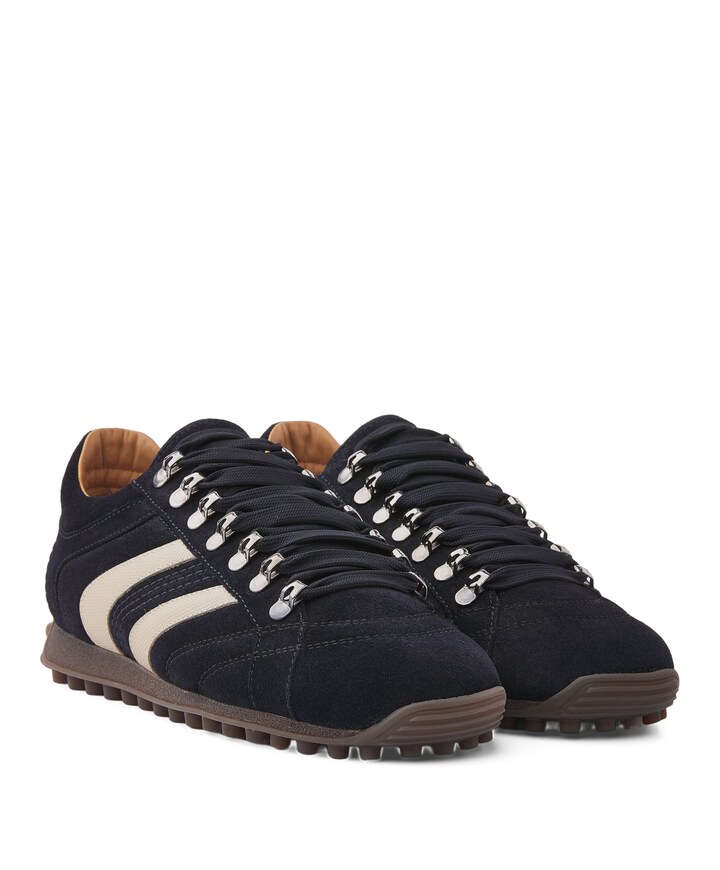 Jack Nathan heren sneakers blauw