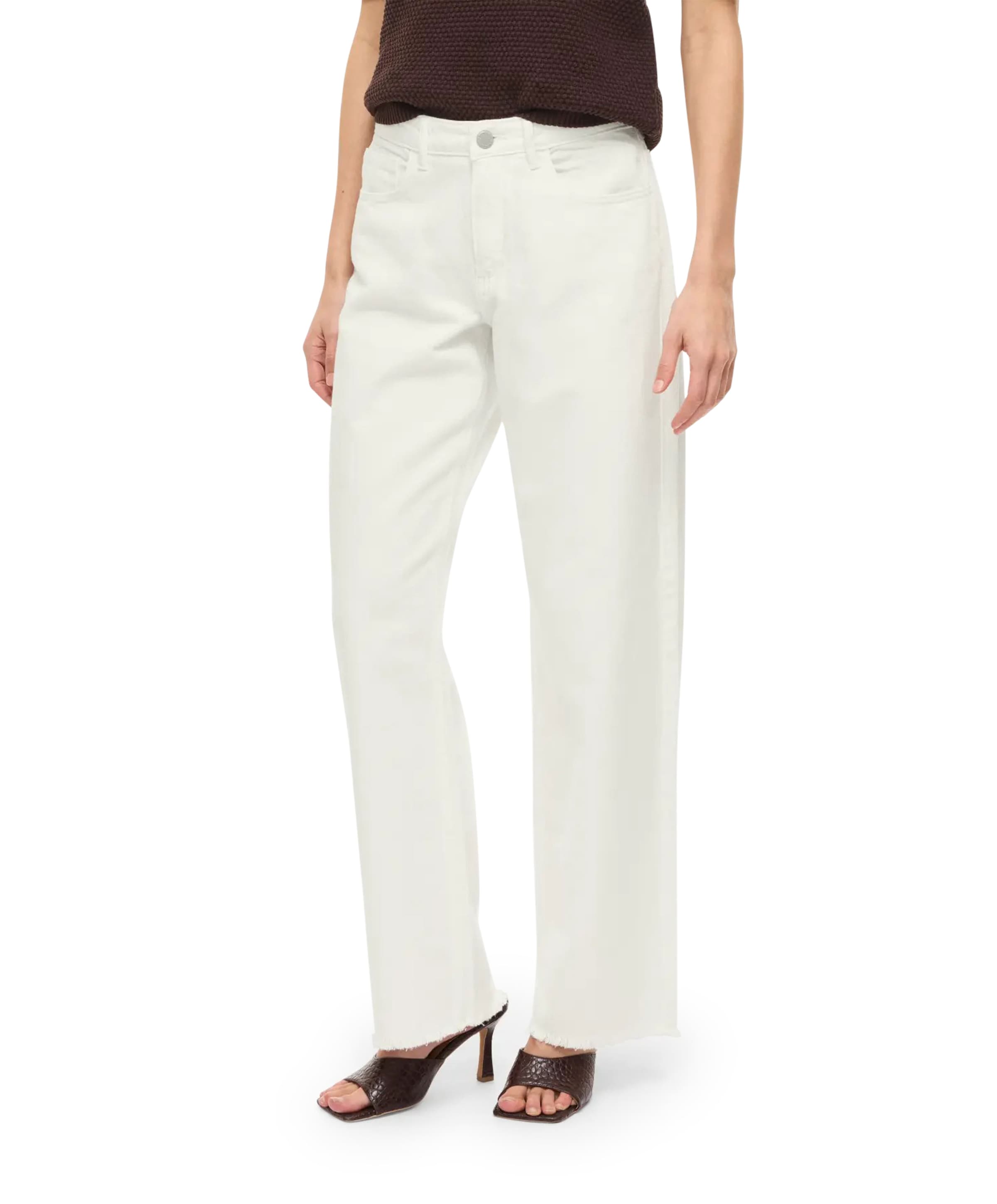 VIPALMA RW WIDE WHITE PAL246 dames jeans ecru