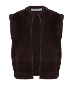 Dames gilet bordeaux