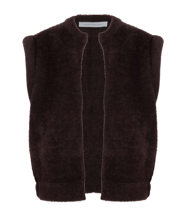 Dames gilet bordeaux
