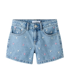 NKFBELLA REG DNM 3674-BE NOO meisjes korte broek blauw