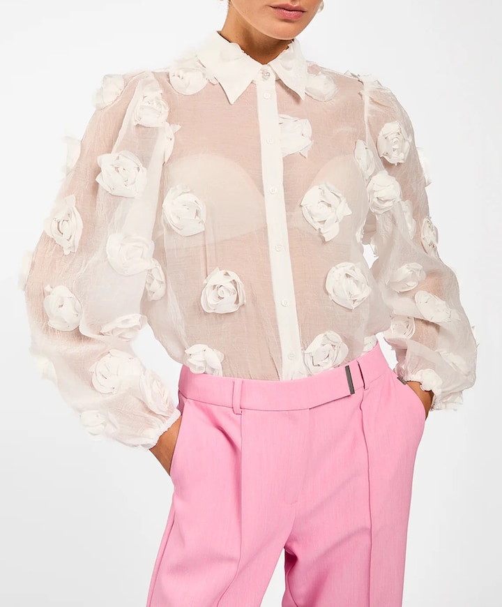 Dames blouse wit