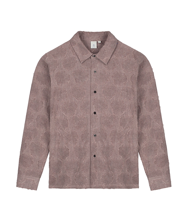 Heren overshirt bordeaux