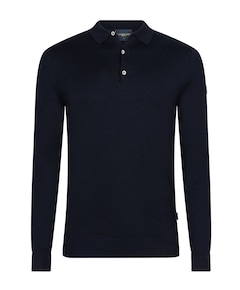 Heren polo blauw