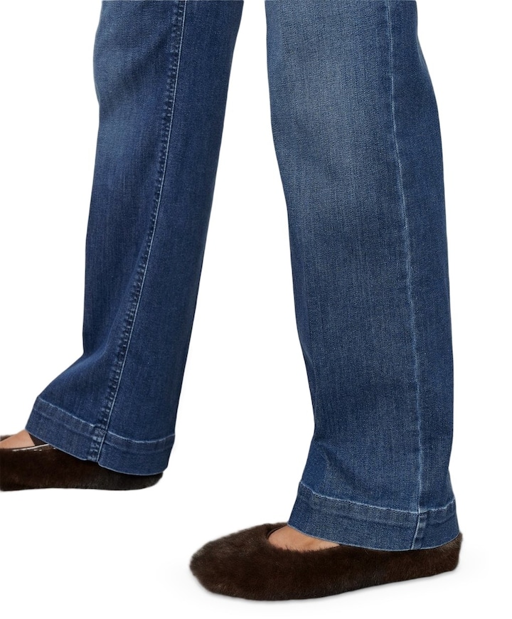 Jenny Wide dames jeans blauw