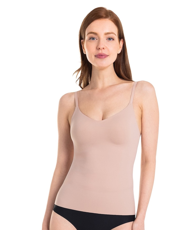Dames shapewear top beige