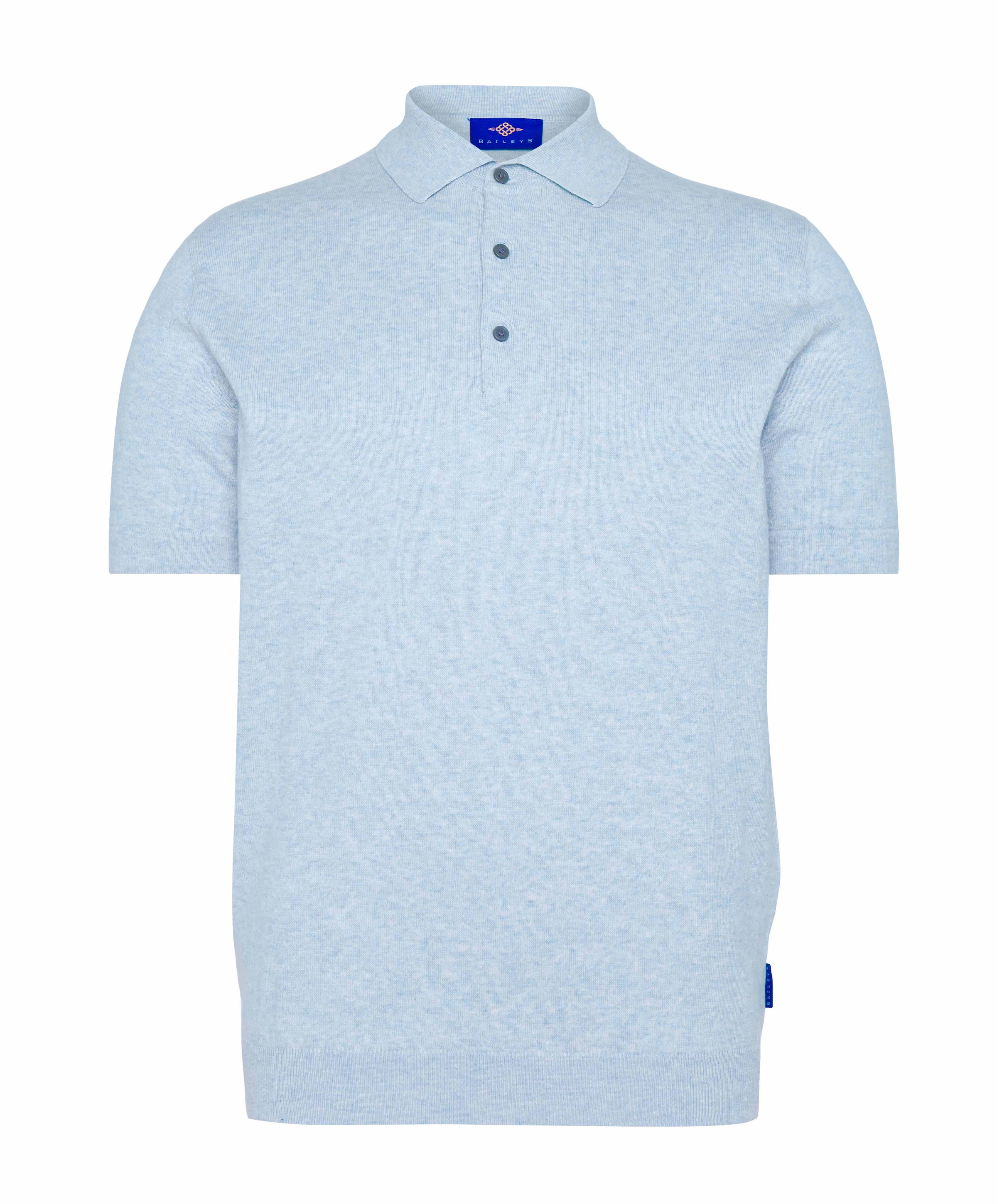 Heren polo blauw
