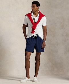 Woven Trunk Swim Bottom heren zwembroek blauw