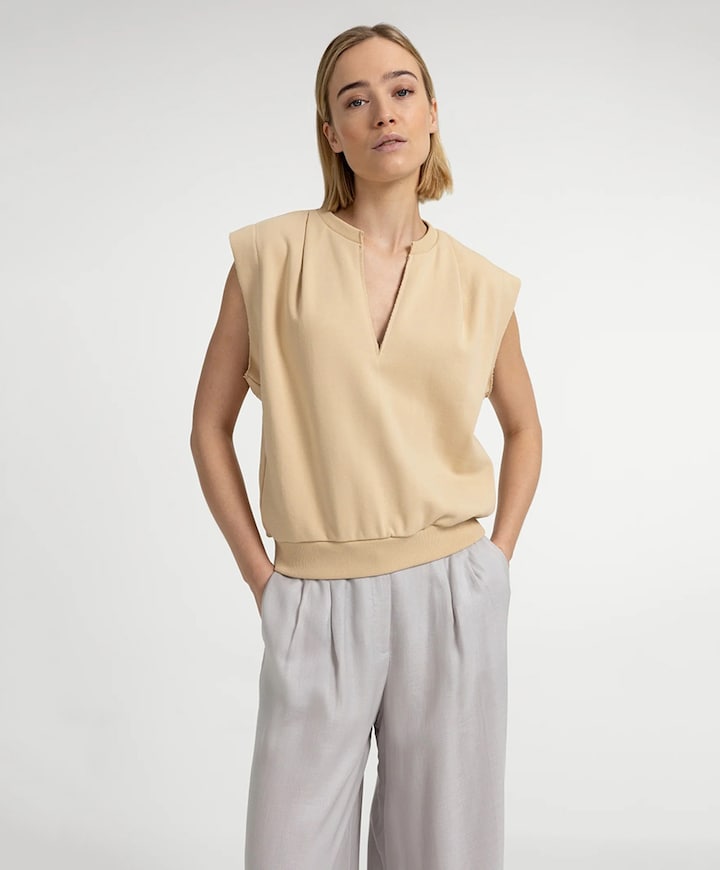 Dames trui beige