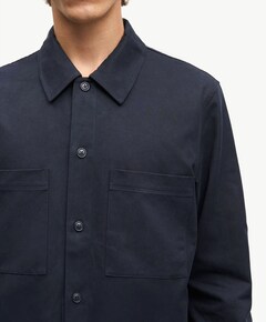Heren overshirt blauw