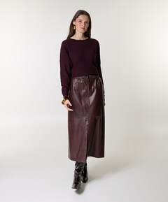 Dames rok bordeaux