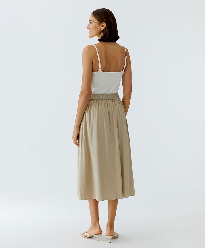 Dames rok beige