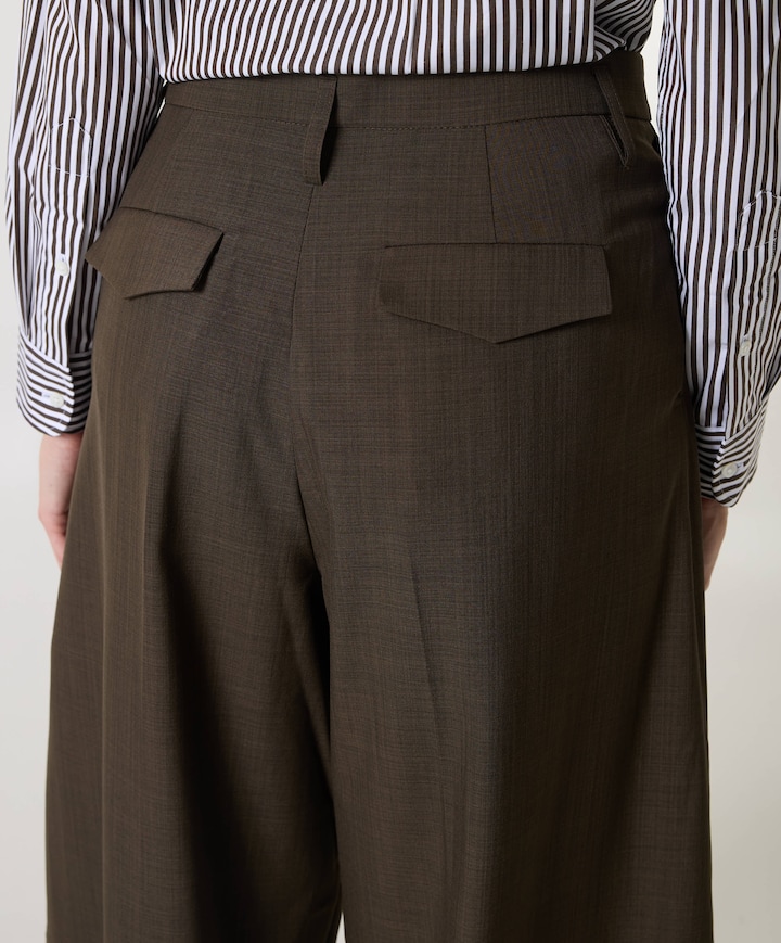 Dante Mid waist Pants dames broek groen