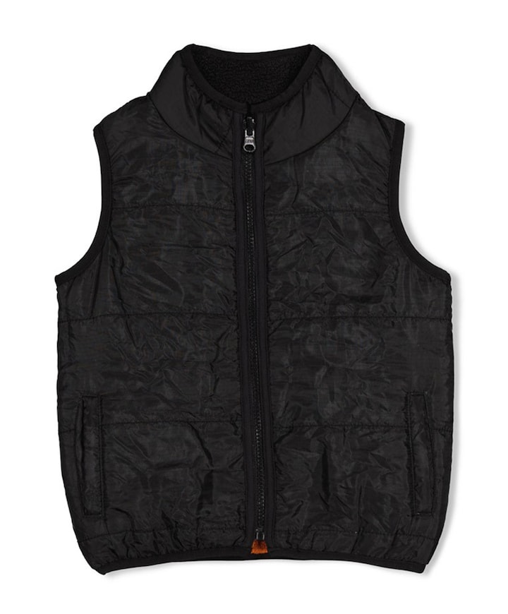 Jongens bodywarmer grijs