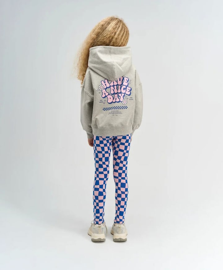 Meisjes hoodie grijs