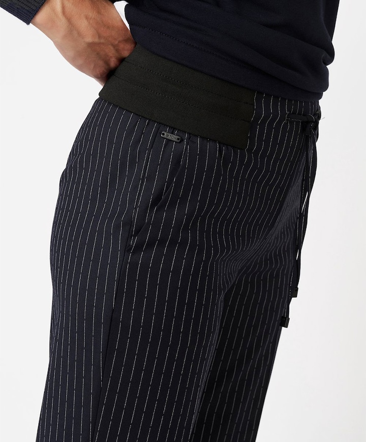 Jenny Wide Leg dames broek blauw