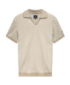Heren polo beige