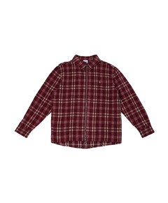 Overshirt lange mouw bordeaux