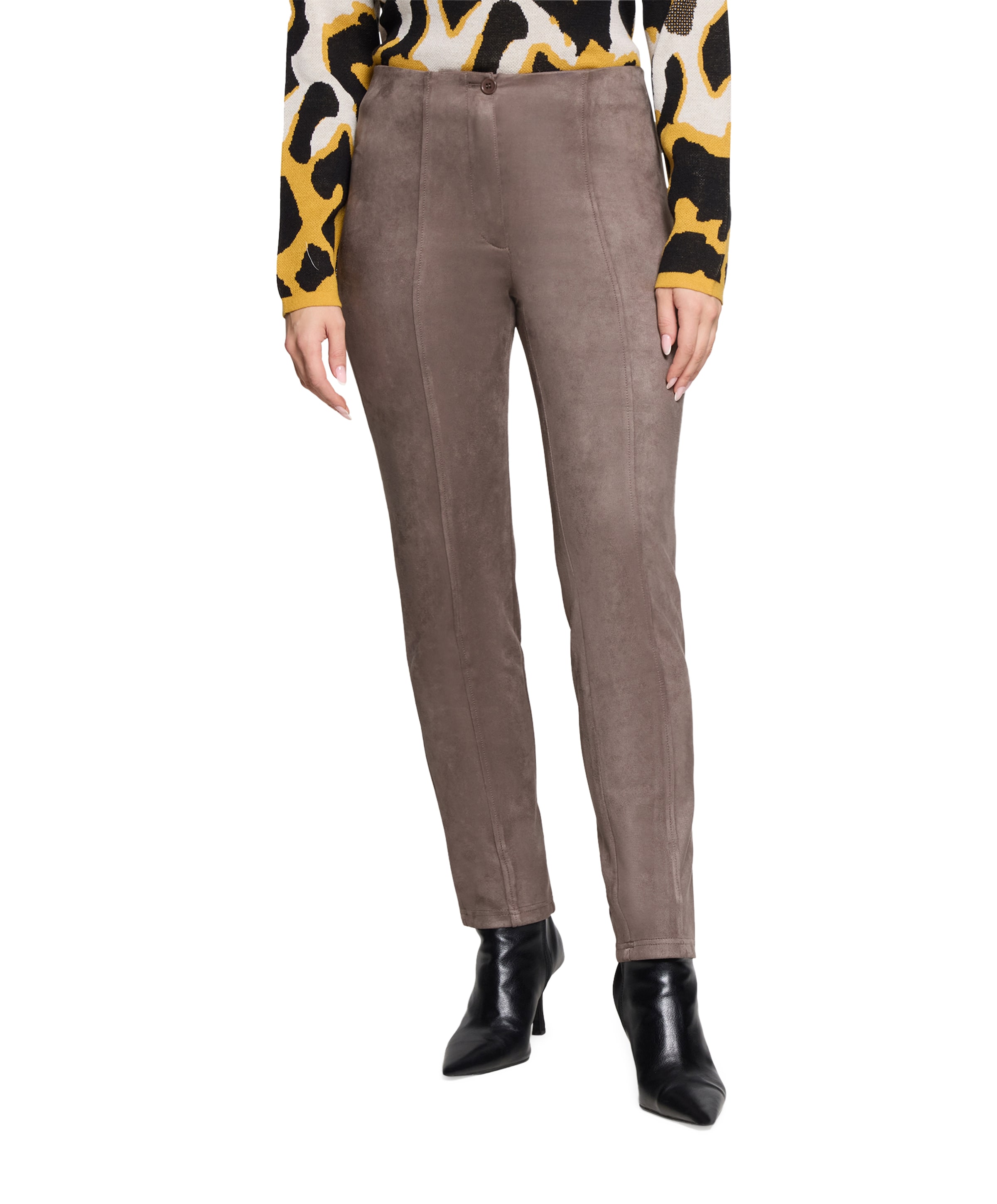 7/8 dames broek bruin