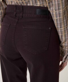 LIZ BELT dames jeans bordeaux