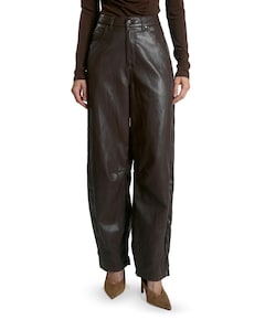 QUIN PU 689 dames broek bruin
