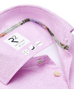 Heren overhemd extra lange mouw roze