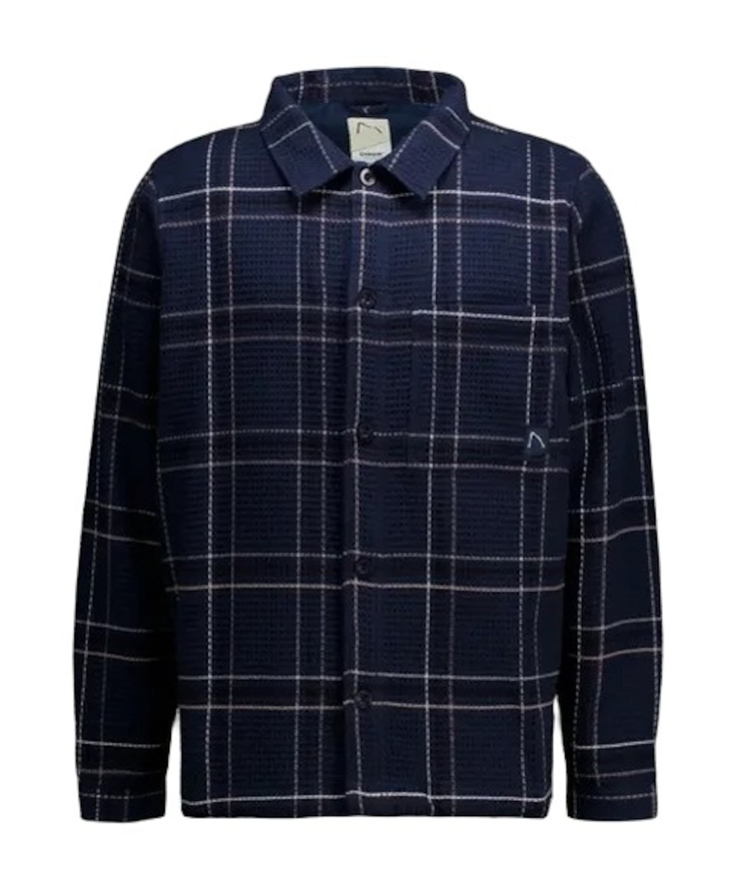 Heren overshirt blauw