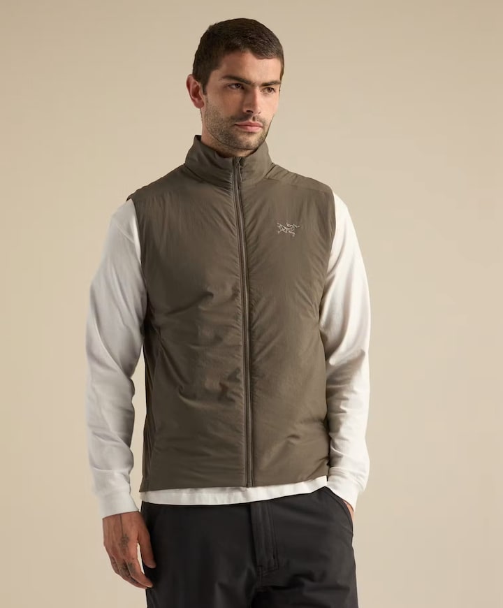 Heren bodywarmer groen