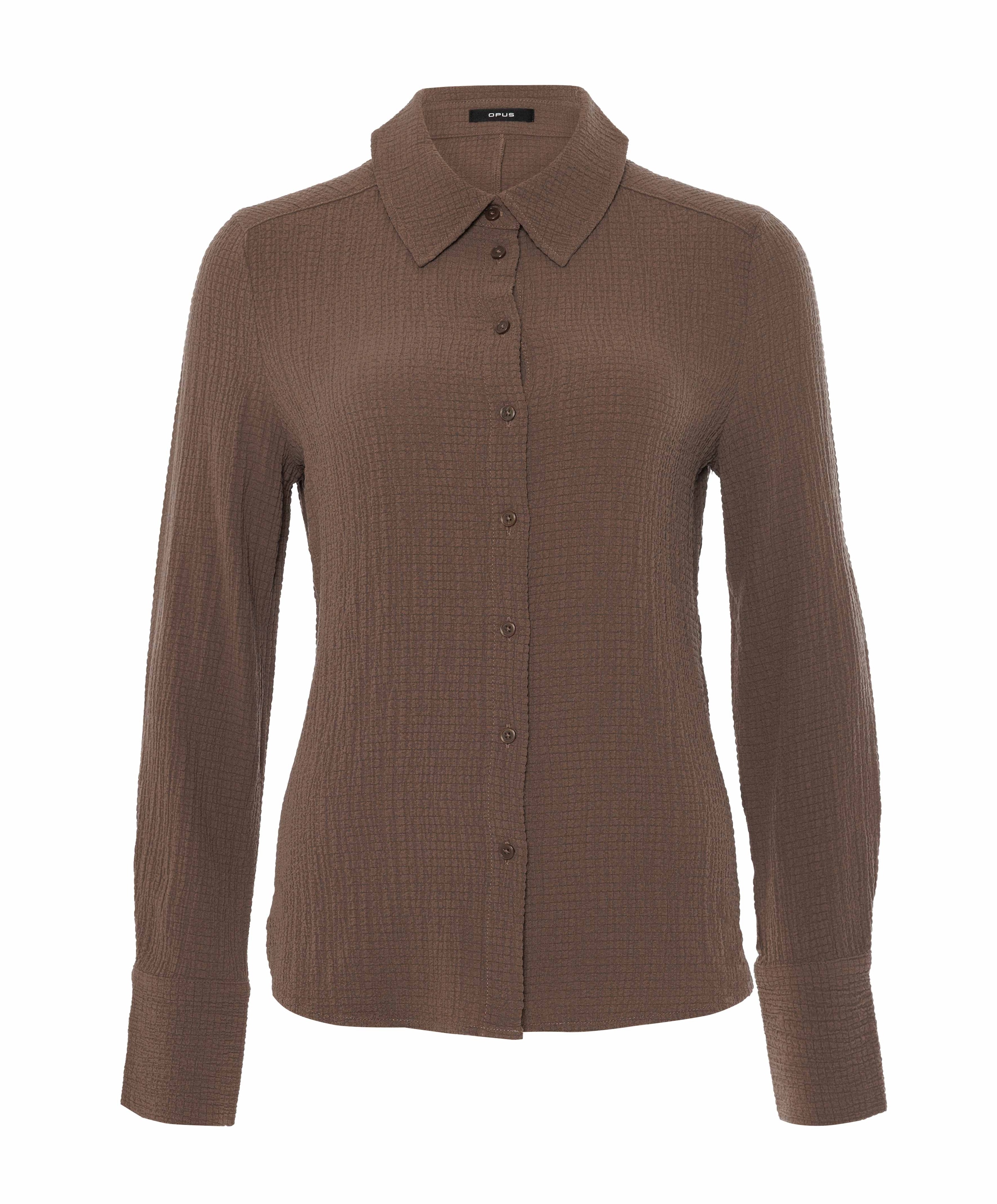 Dames blouse bruin