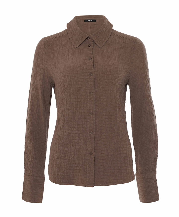 Dames blouse bruin
