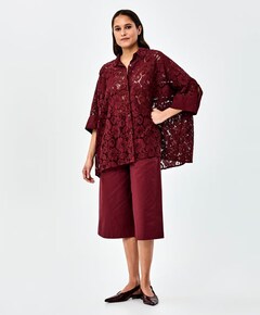 Dames blouse bordeaux