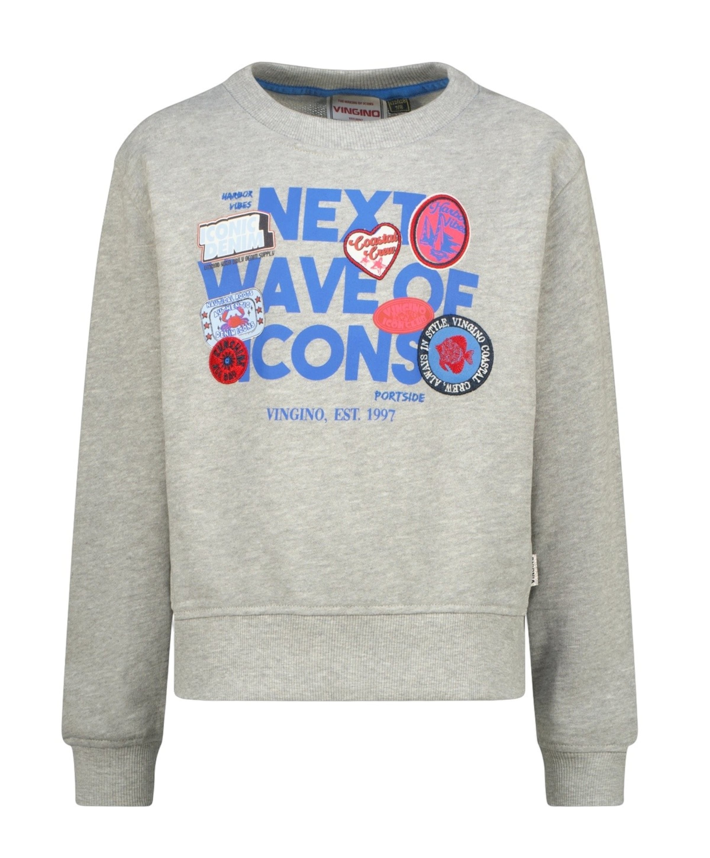 Meisjes sweater grijs