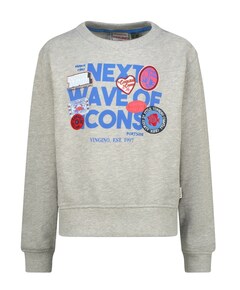 Meisjes sweater grijs