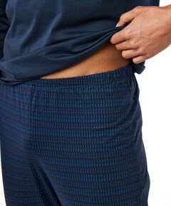 Heren pyjamaset blauw