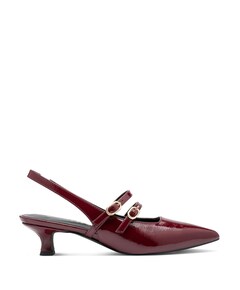 Women dames slingbacks bordeaux