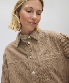 Dames blouse beige