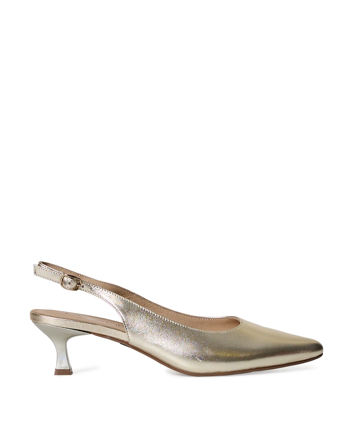 Rebecca dames slingbacks goud