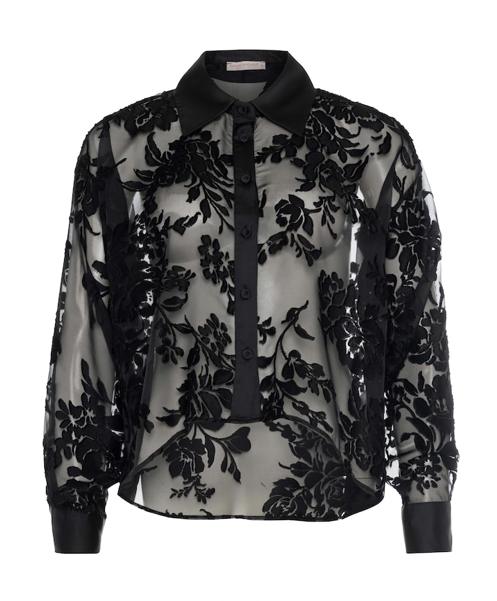 Dames blouse zwart