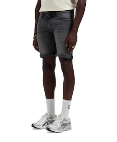 The Steve Skinny Fit Short heren korte broek grijs