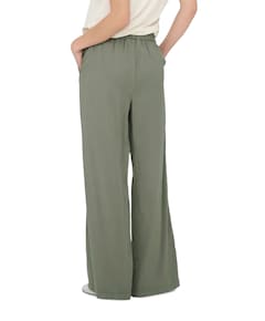ONLARIS LIFE HW PULL-UP PANT CC WVN dames broek groen
