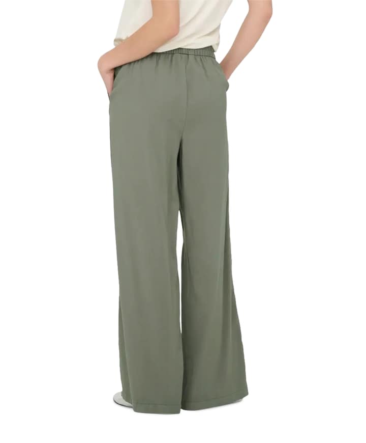 ONLARIS LIFE HW PULL-UP PANT CC WVN dames broek groen