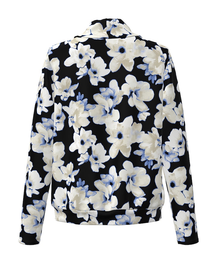 Dames longsleeve blauw